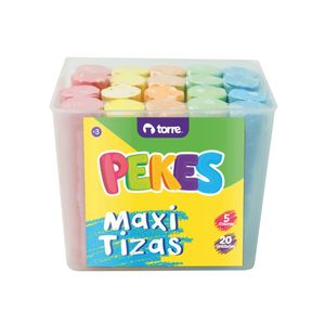 Balde Maxi Tizas Pekes 20 Unid.