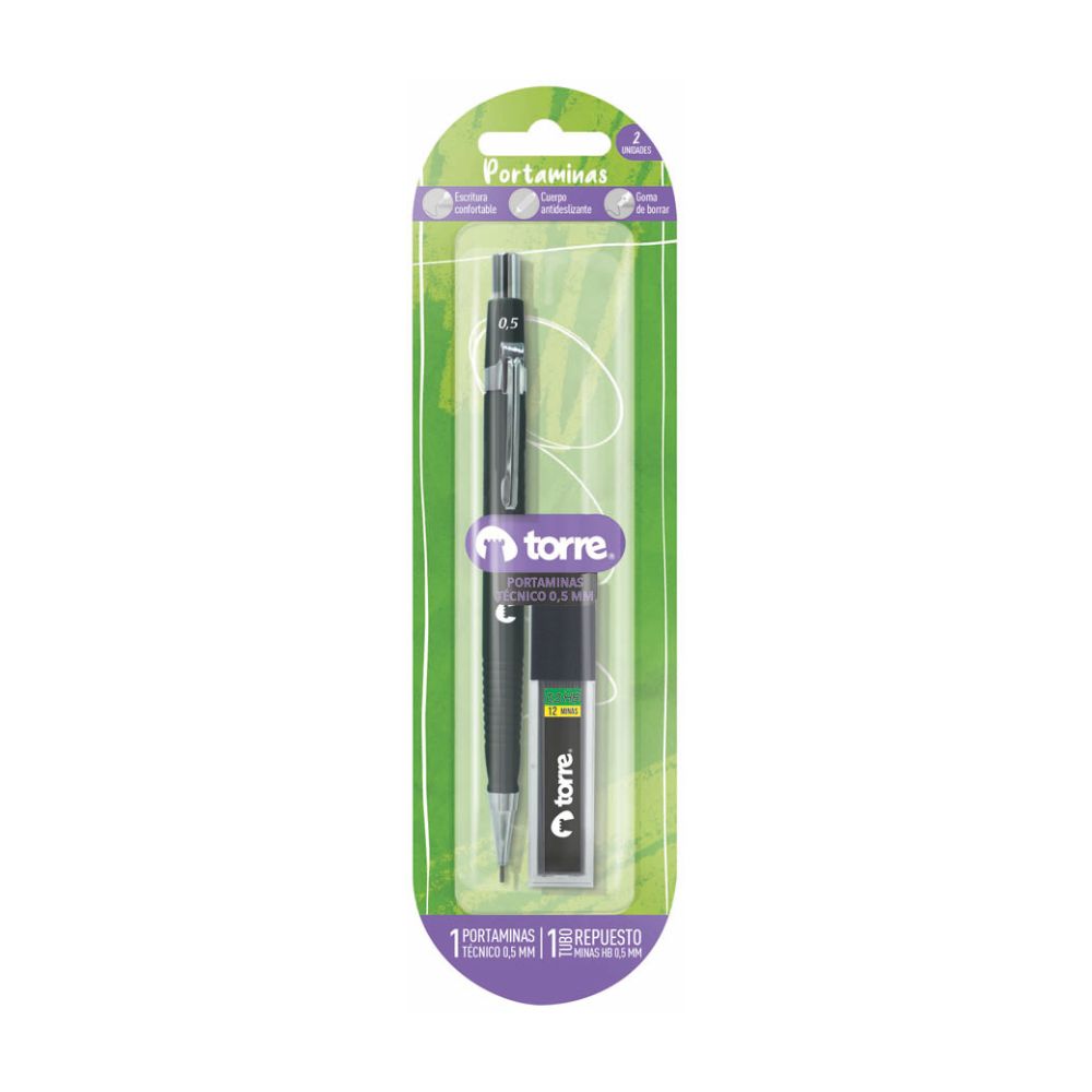 Uni Color Portaminas 0.5mm - Set De 7 Colores - Dibujo & Escritura