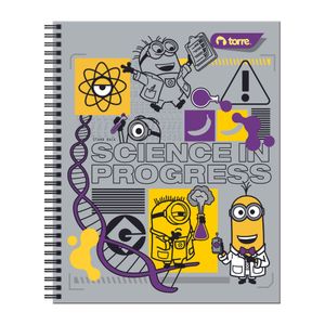 Cuaderno Universitario Minions 7mm 100h