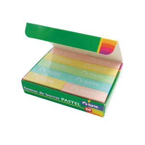Goma de Borrar Color Pastel 1 Unid.