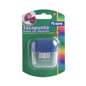 Blister Sacapuntas Doble con Deposito Forma POD 1 Unid.