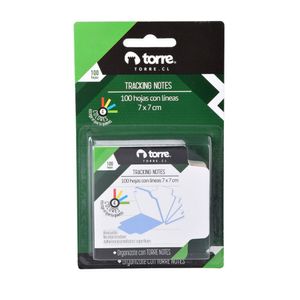 Torre Notes Tracking 70 x 70 cm 100 hjs.
