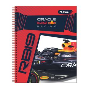 Cuaderno Redbull Racing 7mm 100h