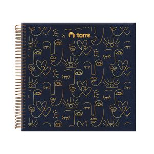 Cuaderno Cuadrado Velvet Puntos 90h