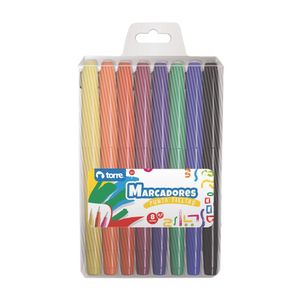 Marcadores Punta Fieltro 0,7 mm 8 Colores