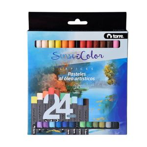 Lápices Pasteles al Óleo Artísticos 24 Colores