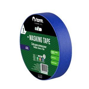 Cinta Masking Color Azul 24 mm x 28 mt