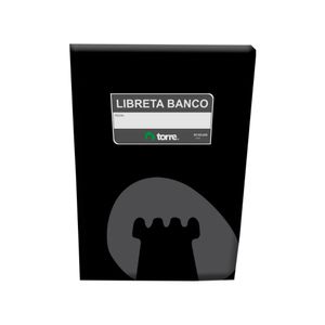 Libreta Banco Empastada 80 hjs.