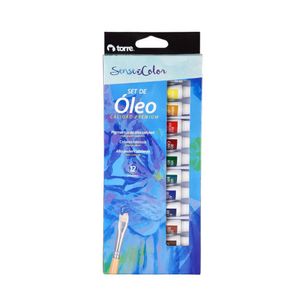Set Pintura Óleo en Tubo 12 Colores Sense of Color