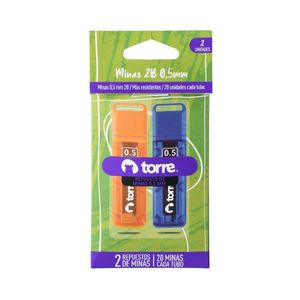 Recarga Minas 2B 0,5 mm